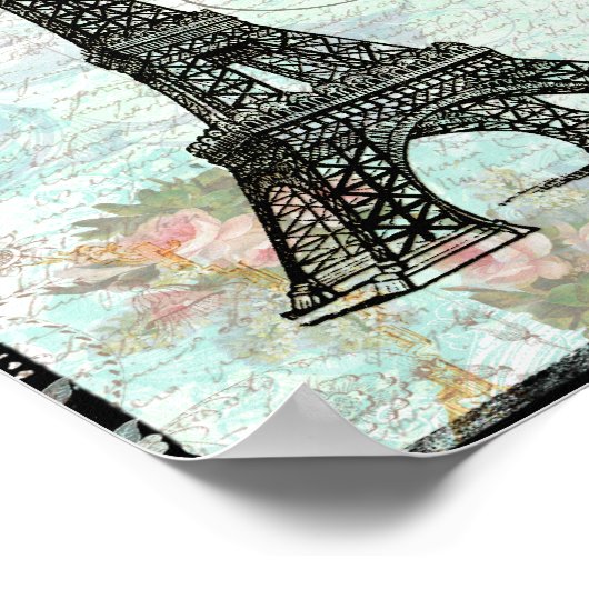 Poster de la Tour Eiffel Paris (Coin)