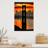 Poster de la tour Golden Gate (Cuisine)