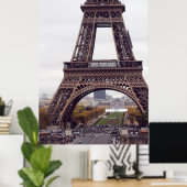 Poster de la tour Paris Eiffel (Bureau à domicile)
