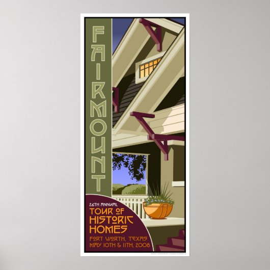 Poster de la tournée Fairmount Home 2008 (Devant)