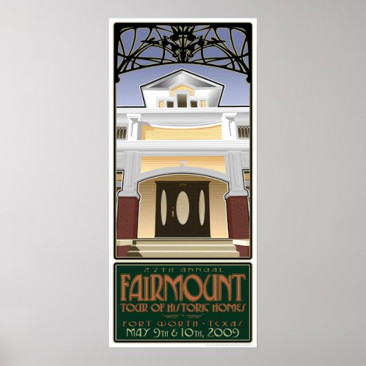 Poster de la tournée Fairmount Home 2009 (Devant)