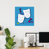 Poster de la tragédie comique (Bureau à domicile)