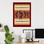 Poster de la tribu Kokopelli (Bureau à domicile)
