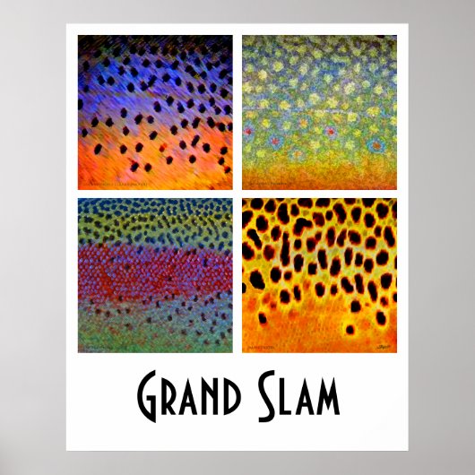 Poster de la truite Grand Slam (Devant)