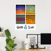 Poster de la truite Grand Slam (Bureau à domicile)