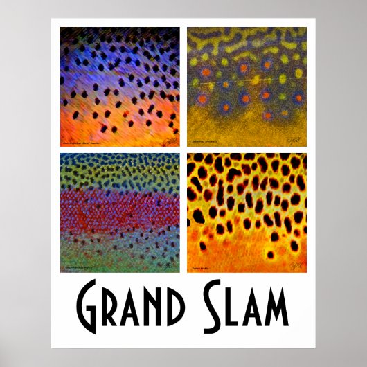Poster de la truite Grand Slam (Devant)