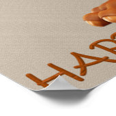 Poster de la Turquie de l'Ouest bon thanksgiving (Coin)