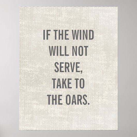 Poster de la typographie du devis motivationnel, p (Devant)