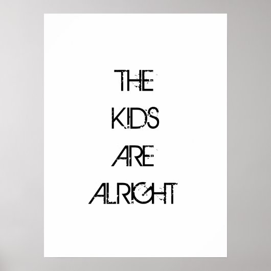 Poster de la typographie pour les enfants (Devant)