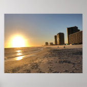 Poster de la vague de plage (Devant)