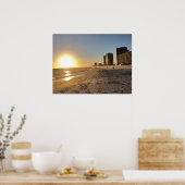 Poster de la vague de plage (Cuisine)