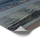 Poster de la vague de plage (Coin)