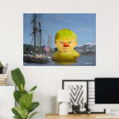 Poster de la valeur du canard jaune en caoutchouc  (Bureau à domicile)