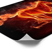 Poster de la valeur du cheval flamboyant (Coin)