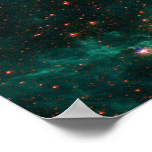 Poster de la valeur Turquoise Nebula en Amérique d (Coin)