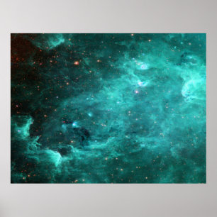 Poster de la valeur Turquoise Nebula en Amérique d