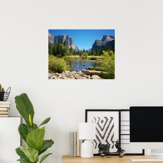 Poster de la Vallée de Yosemite (Bureau à domicile)