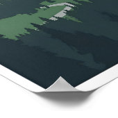 Poster de la Vallée des Alpes - Tranquille Vue Mon (Coin)