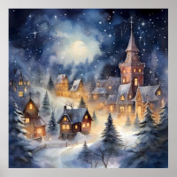 Poster de la veille de Noël magique