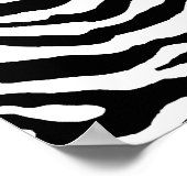 Poster de la vente de gâteau Cute Zebra Cupcake ro (Coin)