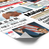 Poster de la victoire d'Obama (Coin)