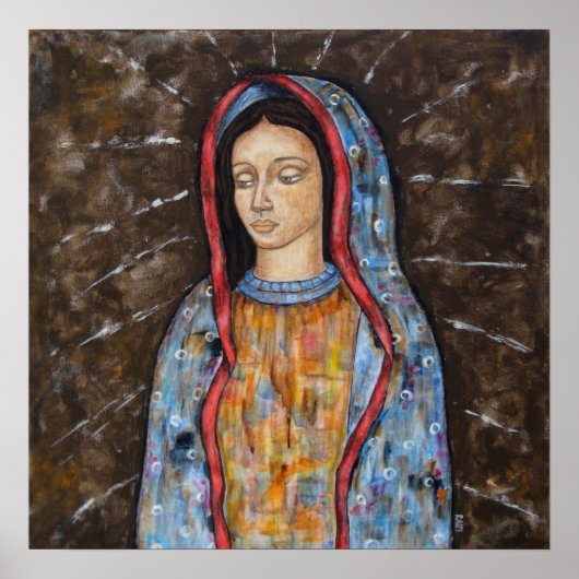 Poster de la Vierge de Guadalupe (Devant)