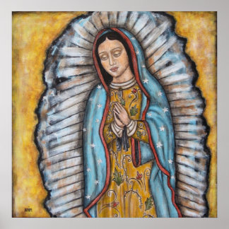 Poster de la Vierge de Guadalupe