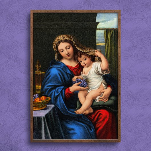 Poster de la Vierge des raisins