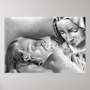 Poster de la Vierge Jésus Christ