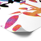 Poster de la vigne rose (Coin)