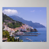 Poster De La Ville De La Côte D'Amalfi (Devant)
