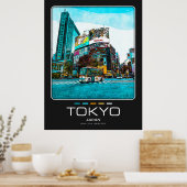Poster de la ville de Tokyo (Cuisine)