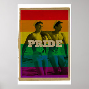 Poster de la Vintage fierté Gay Sailor