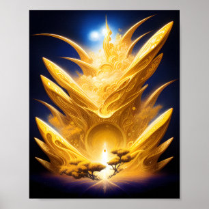 Poster de la Voie entre les arbres