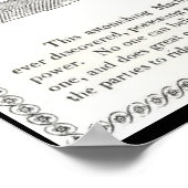 Poster de la voie ferrée de suspension victorienne (Coin)