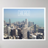 Poster de la vue aérienne de Chicago (Devant)
