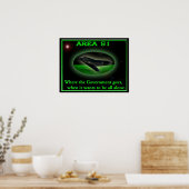 Poster de la zone 51 (Cuisine)