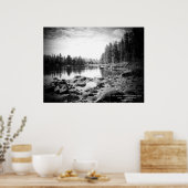 Poster de la zone de canot de la limite de l'eau (Cuisine)