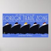 Poster de la zone de commerce extérieur (Devant)