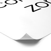 Poster de la zone de confort (Coin)