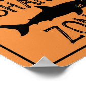 Poster de la zone de requin (Coin)