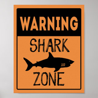 Poster de la zone de requin