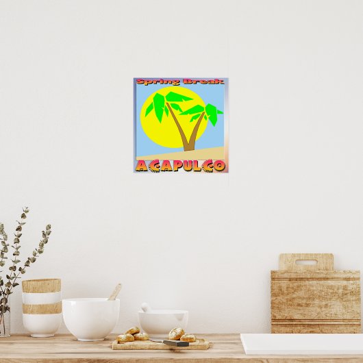 Poster de l'Acapulco Spring Break (Cuisine)