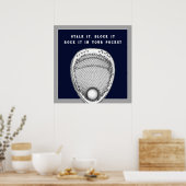 Poster de Lacrosse Goalie (Cuisine)