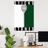 Poster de Lacrosse Goalie (Bureau à domicile)