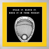 Poster de Lacrosse Goalie (Devant)