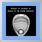 Poster de Lacrosse Goalie (Devant)