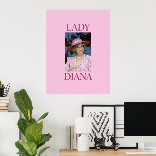 Poster de Lady Diana (Bureau à domicile)