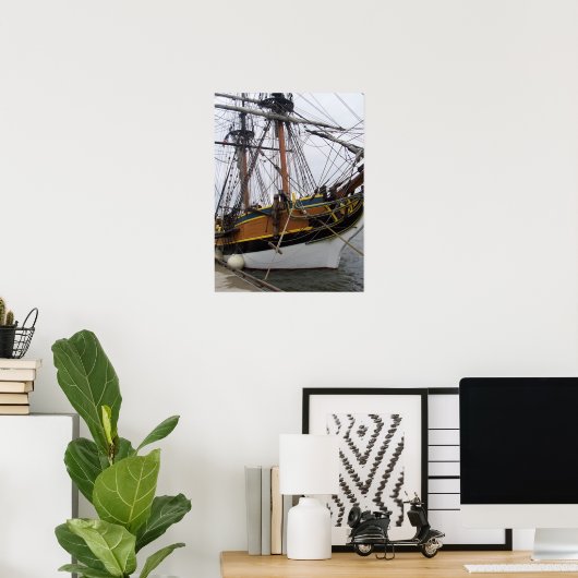 Poster de Lady Washington Tall Ship (Bureau à domicile)