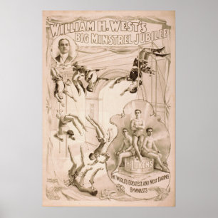 Poster de l'Aérialist Act de Luken VAUDEVILLE